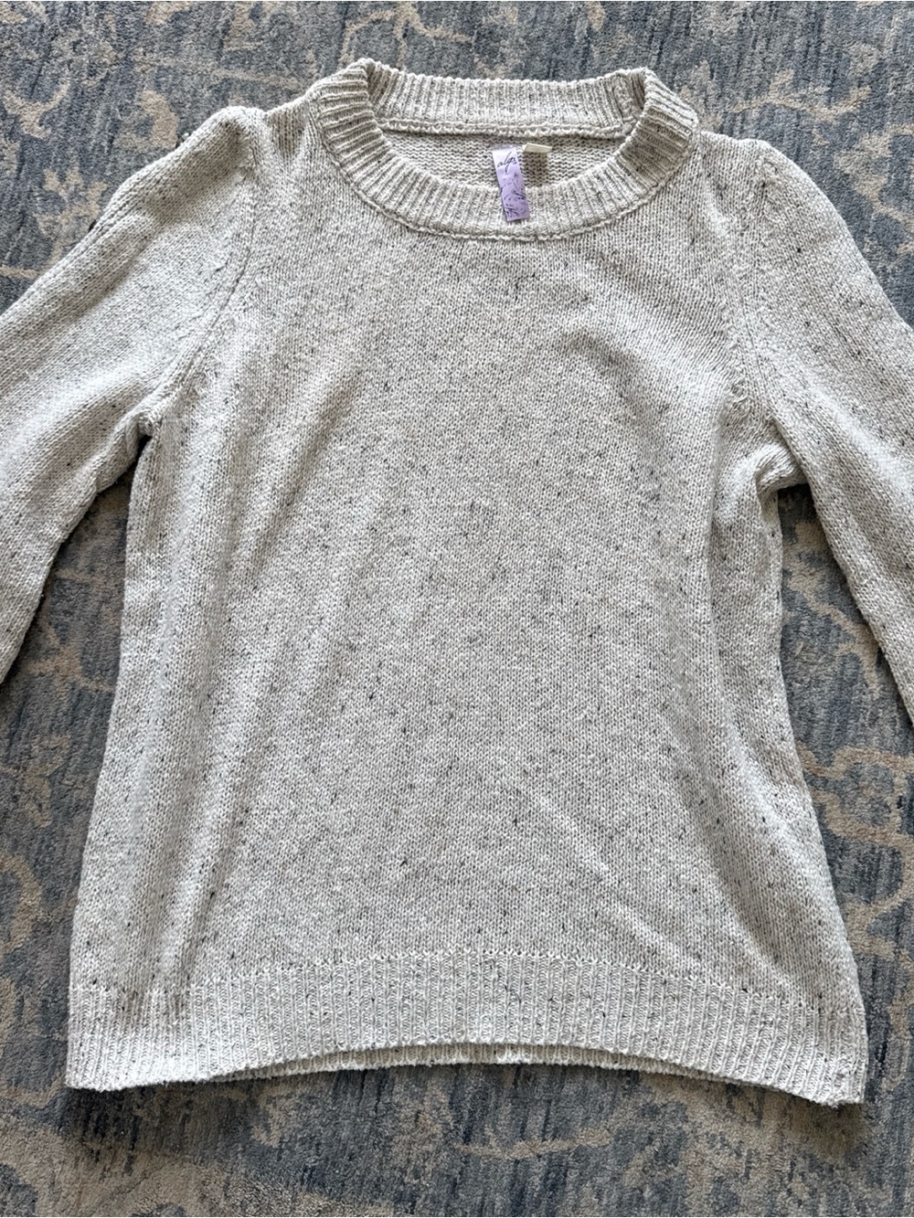 Light Gray Women's Crewneck Sweater